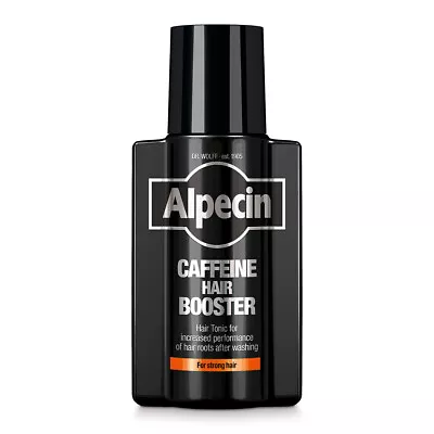 Alpecin Caffeine Hair Booster Black Anti Hair-Loss Tonic For Men  1x 200ml • £12.98