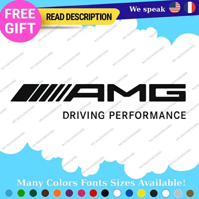 Fits AMG Performance Decals Stickers Vinyl Driving Mercedes Sport Wheels Badge • $5.65