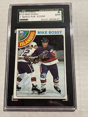 1978 Topps Mike Bossy Rookie Signed / Auto.  SGC • $199.99