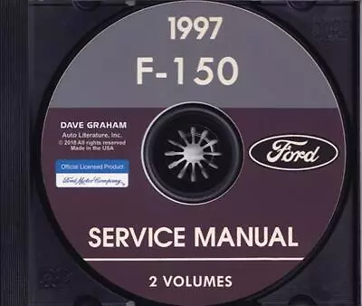 1997 Ford F-150 Shop Manual Set On CD F150 Pickup Truck Repair Service Workshop • $29.94