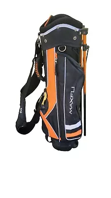 Maxfli Orange/Black Varsity Golf Stand Bag 5 Way • $45