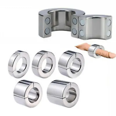 Stainless Steel Ball Stretching Men Ball Stretcher Weight Heavy Magnetic • $13.44