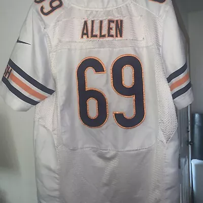 Nike On Field NFL Chicago Bears JARRED ALLEN Limited Jersey Mens  MED Sewn RARE • $27