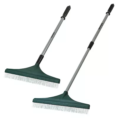 Woodside Artificial Turf Brush Fake Lawn/Grass Leaf & Debris Rake Carpet Brush • £14.99