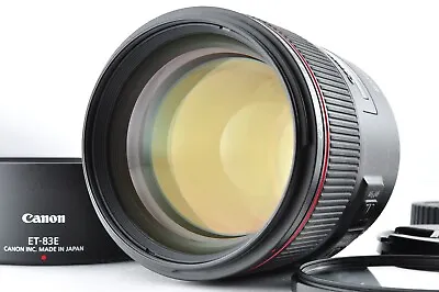 Canon EF 85mm F/1.4L IS USM Portrait Prime Lens [Top MINT] EOS W/ Hood Filter • £1097