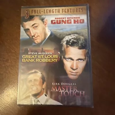 3 Full Length Features - Gung Ho Great St. Louis Bank Robbery Master Touch New • $11.21