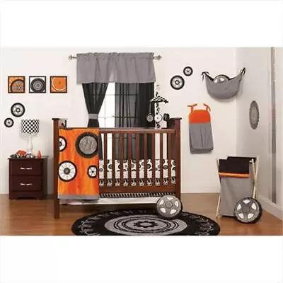 One Grace Place 10-20118 Teyo S Tires Infant 3 Piece Crib Bedding Set • $80.81