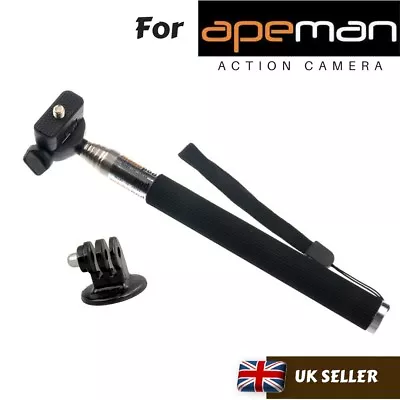 Handheld Strong Metal Monopod For Action Camera Apeman A60 A66 A70 A80  • £5.99