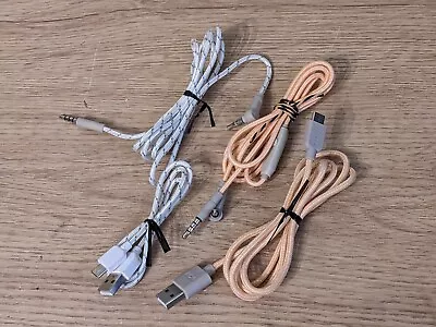 Cables For House Of Marley Positive Vibration 2 Headphones 3.5mm USB-C Micro-USB • £3.59