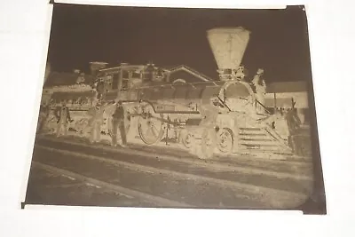 Steam Locomotive Vintage Railroad Negative 10 X8  • $26.24