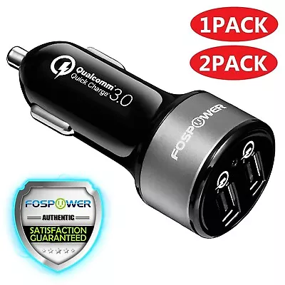 Dual Port USB Fast Car Charger 36W Qualcomm Quick Charge QC 3.0 IPhone Samsung • $16.99