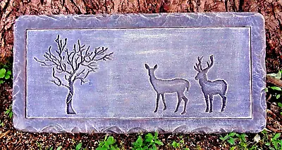 Deer Bench Top Concrete Mold .150 Plastic Mould 31  X 14  X 2.5  • $149.95