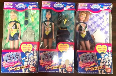 Sailor Stars Starlights Dolls Set Of 3 BANDAI 1996 Rare JAPAN Vintage • $1233.07