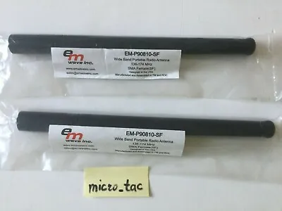 EmWave EM-P90810-SF VHF Antenna Pair 2PC Motorola APX XTS JEDI #21 • $33.95