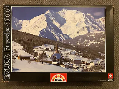 Educa 4000 Piece Jigsaw Puzzle MONT BLANC FRANCE • £15