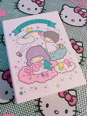 $125 • Buy Vintage Sanrio Little Twin Stars 1976 Mirror And Brush Compact Pastel Fairy Kei