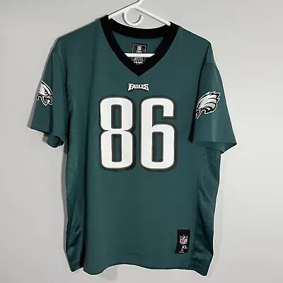 NFL Philadelphia Eagles Zach Ertz Green Football Jersey Youth Extra Large XL • $25