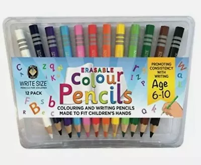 Write Size 6-10  Erasable Colouring Pencils For Children  • £3.50