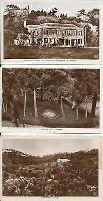 St. Helena Napoleon's Tomb 2 Different Governor's House  Photo Postcards 3 • £18.50