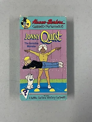 Hanna-Barbera JONNY QUEST The Invisible Monster VHS Animated RARE • $9.99