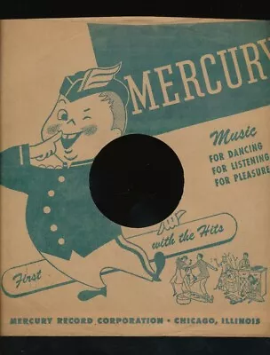 78 RPM Company Logo Sleeves-POST-WAR-MERCURY Green • $12