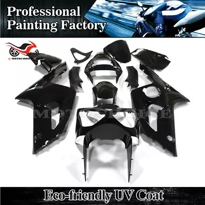 Black ABS Fairing Kit Fit For Kawasaki Ninja ZX6R ZX636 ZX-6R 2003-2004 Bodywork • $339