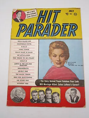 Hit Parader Vol XIV #8 July 1956 Mitzi Gaynor Win A Date With Elvis • $12