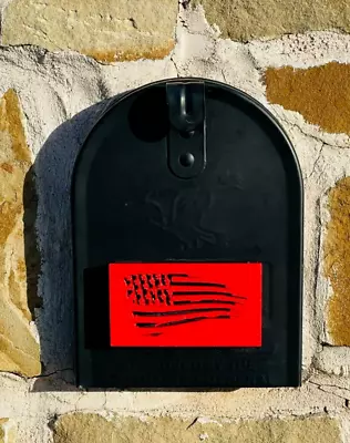 Tattered Flag Mailbox Red Flag Solution Universal Front Mount Mail Replacement • $12.98