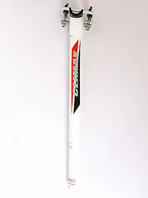 130g27.2x350mm Climax SP02C 3K Gloss Carbon Seatpost Ti Hardware Road MTB White • $115