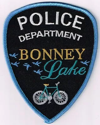 £4.40 • Buy Bonney Lake Police, Washington - Bike Unit Patch