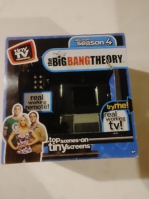 Tiny TV Classics The Big Bang Theory Working Mini Television & Remote • $30