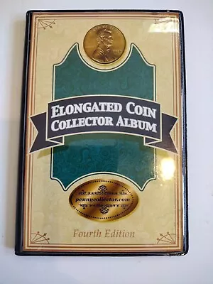 Elongated Coin Collectors Album Fourth Edition Flat Long Penny Book Keeper  • $12