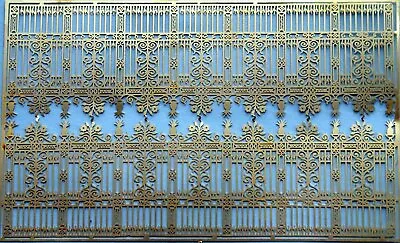 Ornate Cast Iron Fencing Stately Home F237 UNPAINTED OO Scale Langley Models Kit • £16.73