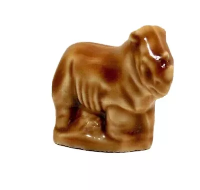 Wade Whimsies Red Rose Tea England Noah's Ark Series Rhinoceros Figurine • $1.98