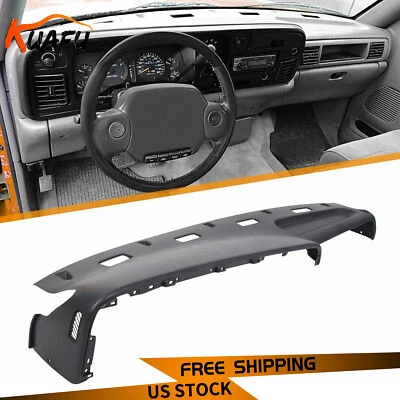 $328.50 • Buy Gray Top Dash Panel Cover Dashboard Replacement For 1994-1997 Dodge Ram 1500