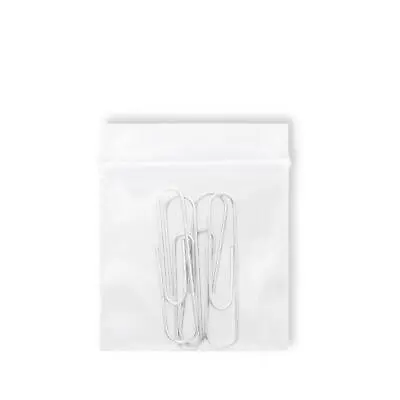 1000 Clear Plastic Reclosable Bags Self Seal Zip Lock Choose: Type Mil & Size • $288.48