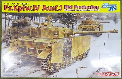 £48 • Buy 1/35 Dragon Pz.Kpfw.IV Ausf.J Mid Production WW2 Tank 6556 Complete 04922