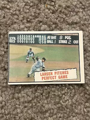 1961 Topps Set-Break #402 Don Larsen Perfect  Game New York Yankees Mantle • $8