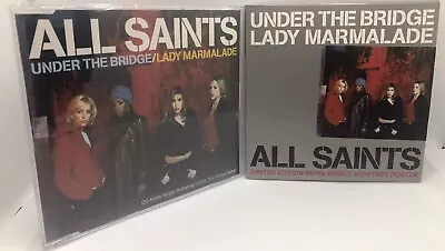 All Saints ‎– Under The Bridge / Lady Marmalade CD1 & CD2 Singles (1998) • £4