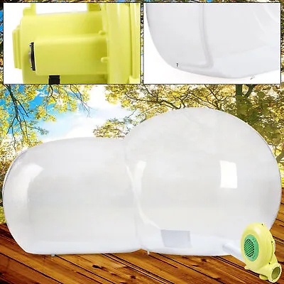 3Mx5M Inflatable Eco Home Tent House Outdoor Dome Camping W/ Quiet Air Blower • $758.10