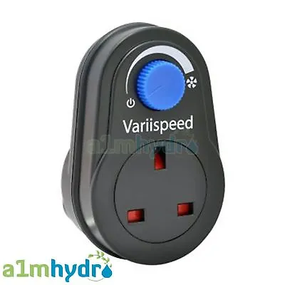 Variispeed 300W Plug In Variable Fan Speed Controller Hydroponics • £10.99