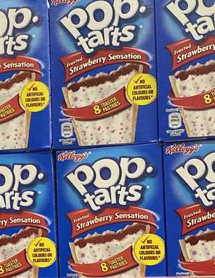 £17.99 • Buy Kellogg's Pop Tarts Frosted Strawberry Sensation (3 In Pack)
