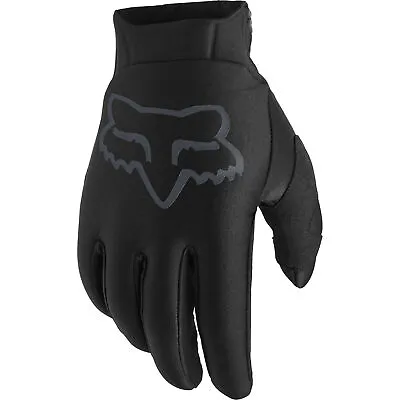 Fox Racing Mens Legion Drive Thermo Gloves Insulated Secure Fit Off-Road Black • $34.95