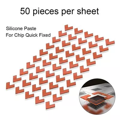 50PCS 3D High Temperature Resistance Tin Mesh Chip Holder Fixed Sticker  BGA • $14.45