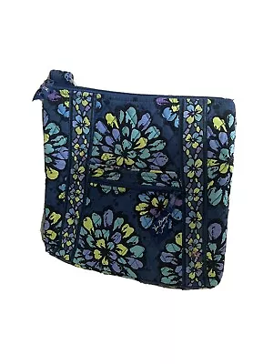 Vera Bradley Indigo Pop Blue Flower Messenger Bag • $35