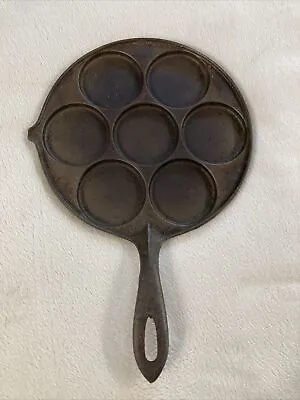 Vtg. Jotul - Made In Norway- 7 Position Mini Pancake 10  Cast Iron Pan / Skillet • $14.95