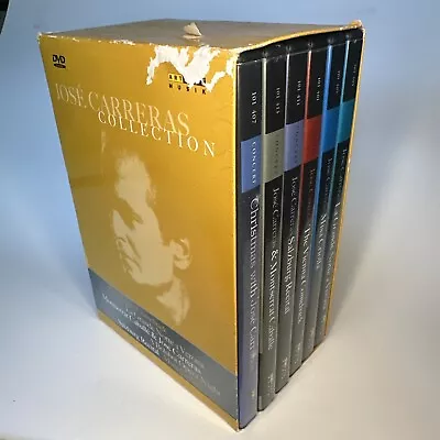 JOSE CARRERAS COLLECTION DVD Set Of 6 Vienna Comeback La Grande Notte A Verona • $28.56