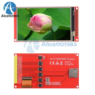 4 Inch TFT LCD Color Touch Display Screen Module For Arduino Support Mega2560 5V • $15.79