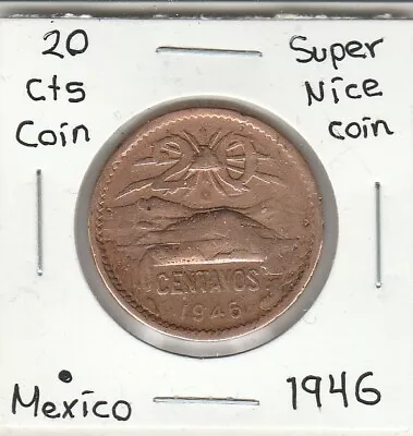 Mexico: $ 20 Centavos Coin Year  1946  • $9.99