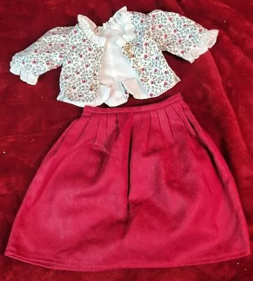 PLEASANT COMPANY American Girl Doll Felicity SCHOOL Outfit Skirt Damaged Shirt • $20